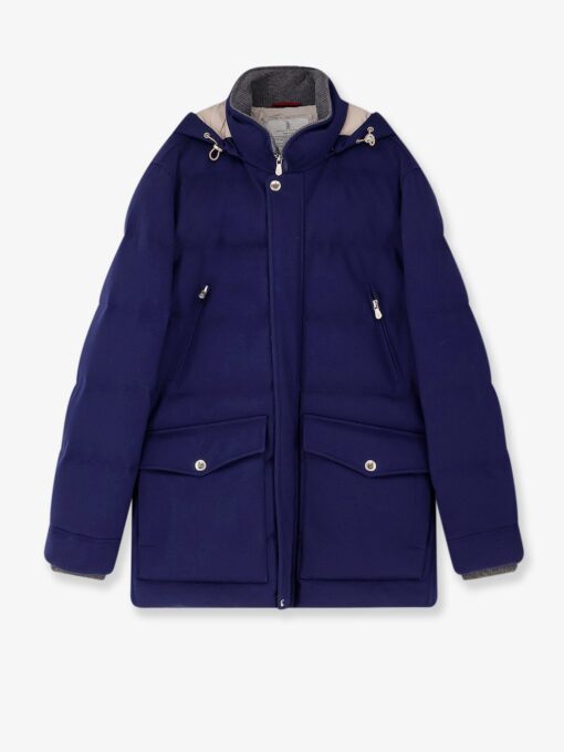 Padded wool jacket
