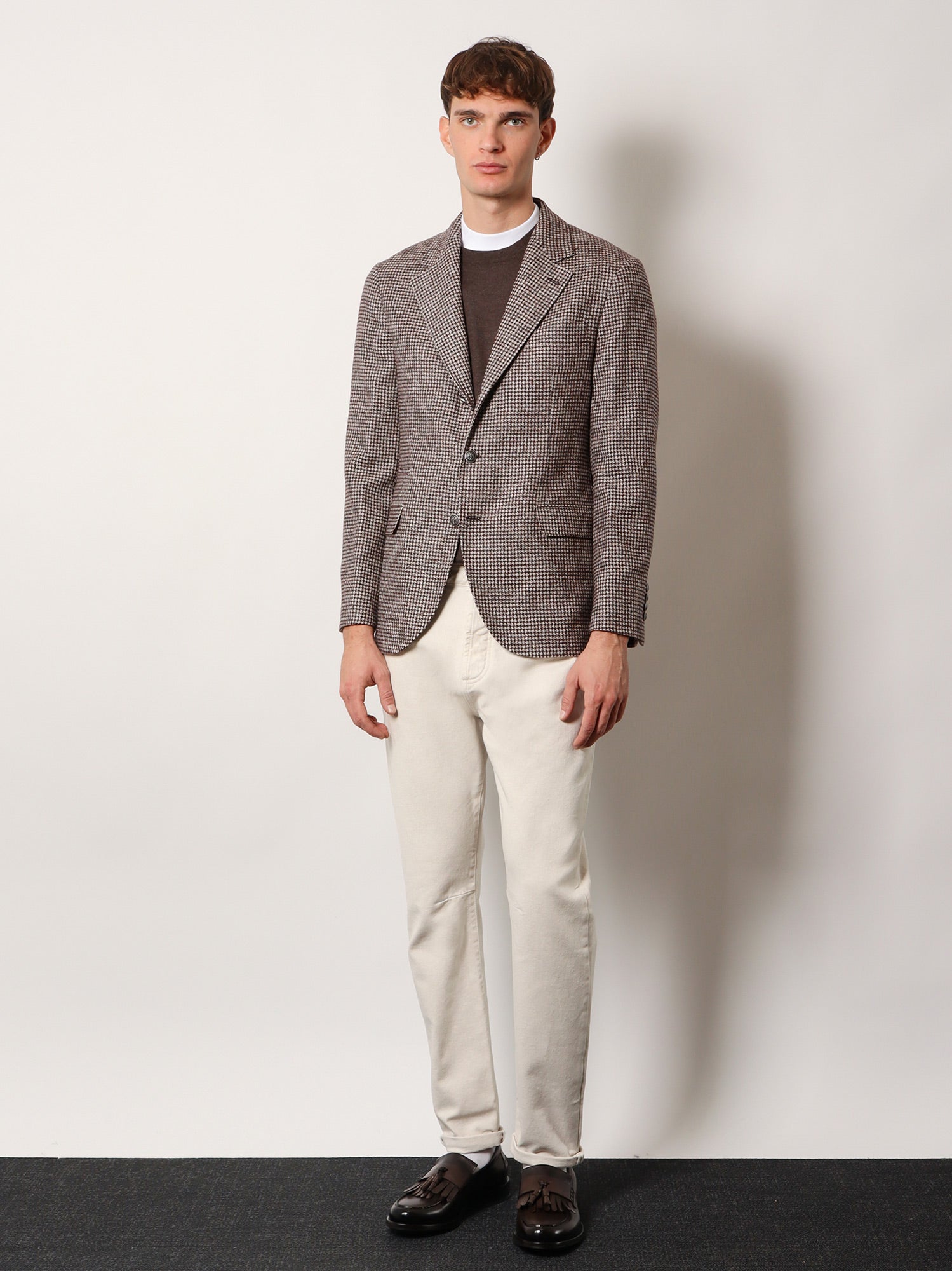 Single-breasted wool and alpaca blazer - Image 2