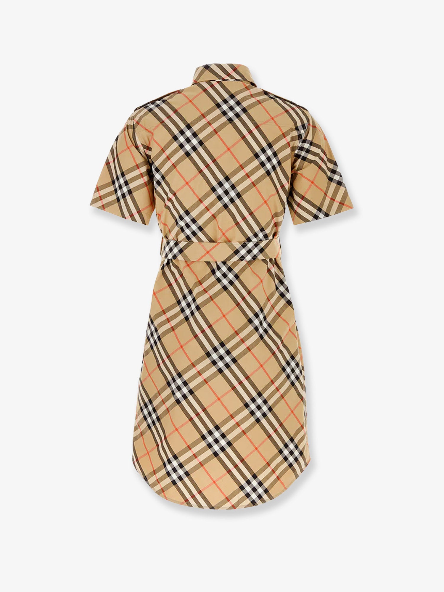 Chemisier cotton dress with Check print - Image 2