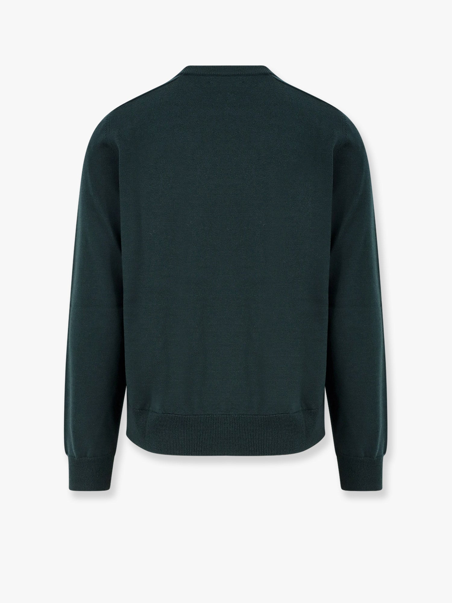 Wool sweater with embroidered logo on the front - Image 2