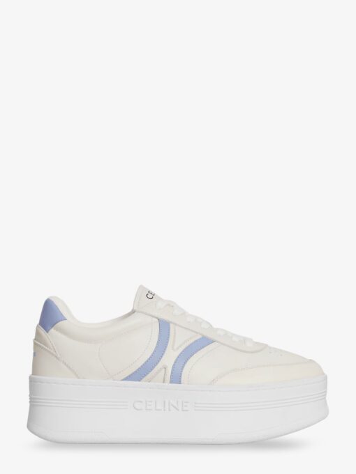 Leather Block sneakers with Triomphe logo on the back