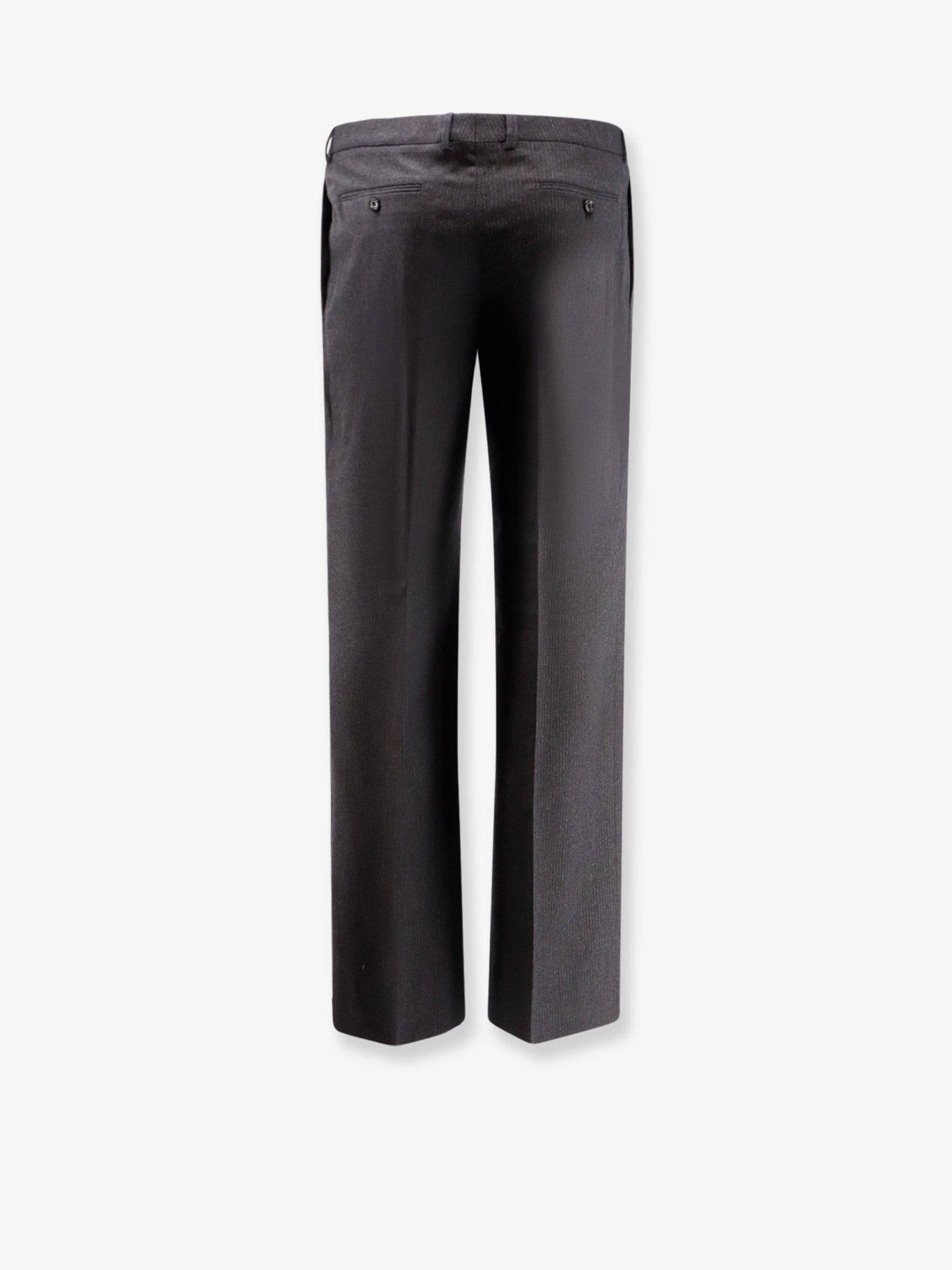 Pinstripe wool trousers - Image 2