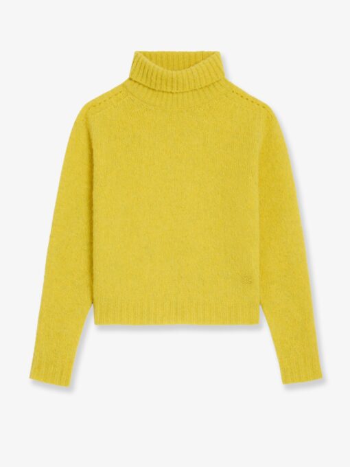 Wool turtleneck with Triomphe embroidery