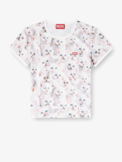 T-Unclau stretch fabric T-shirt