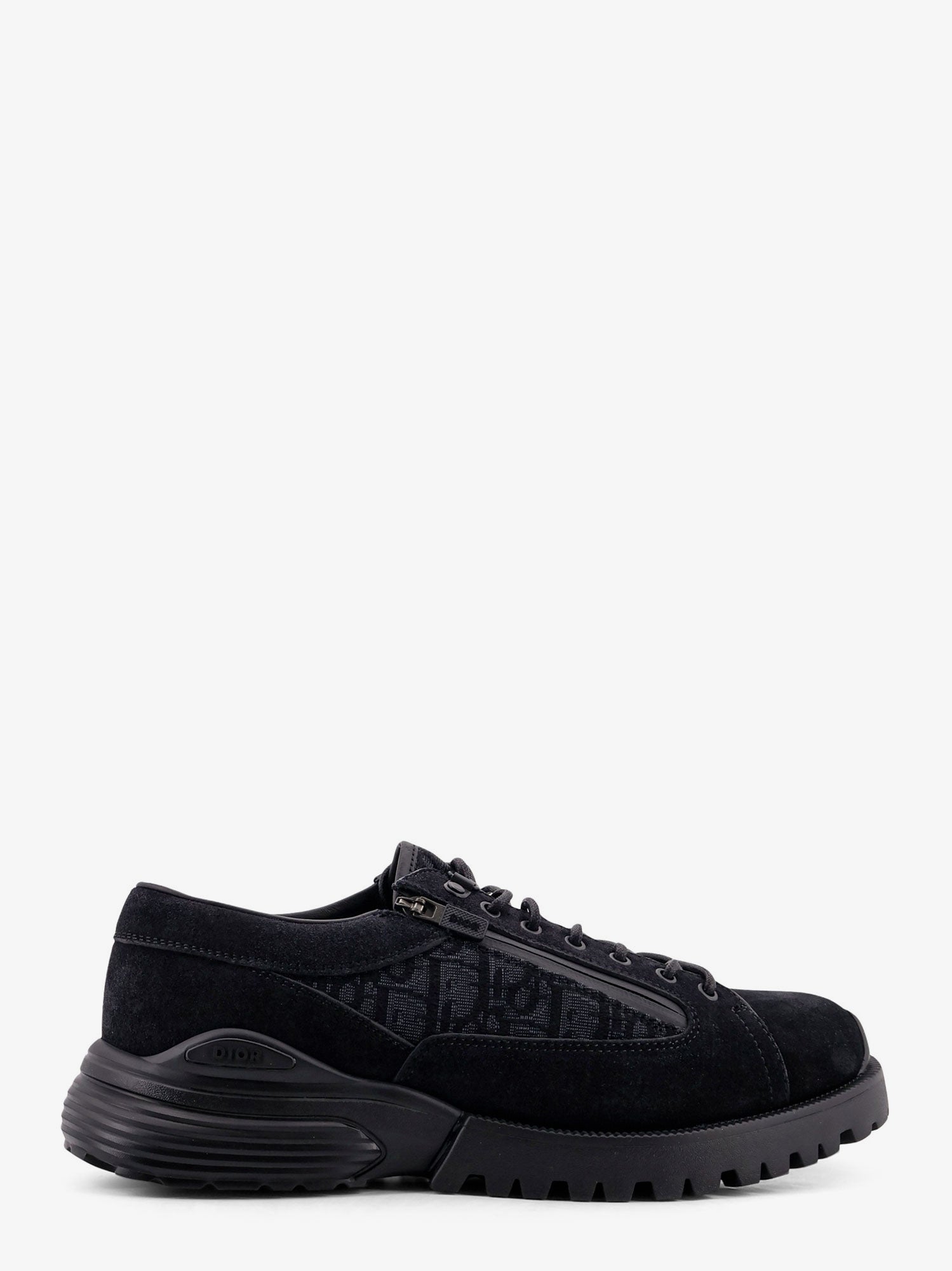 Derby Dior Combat suede and Dior Oblique jacquard fabric lace up shoes