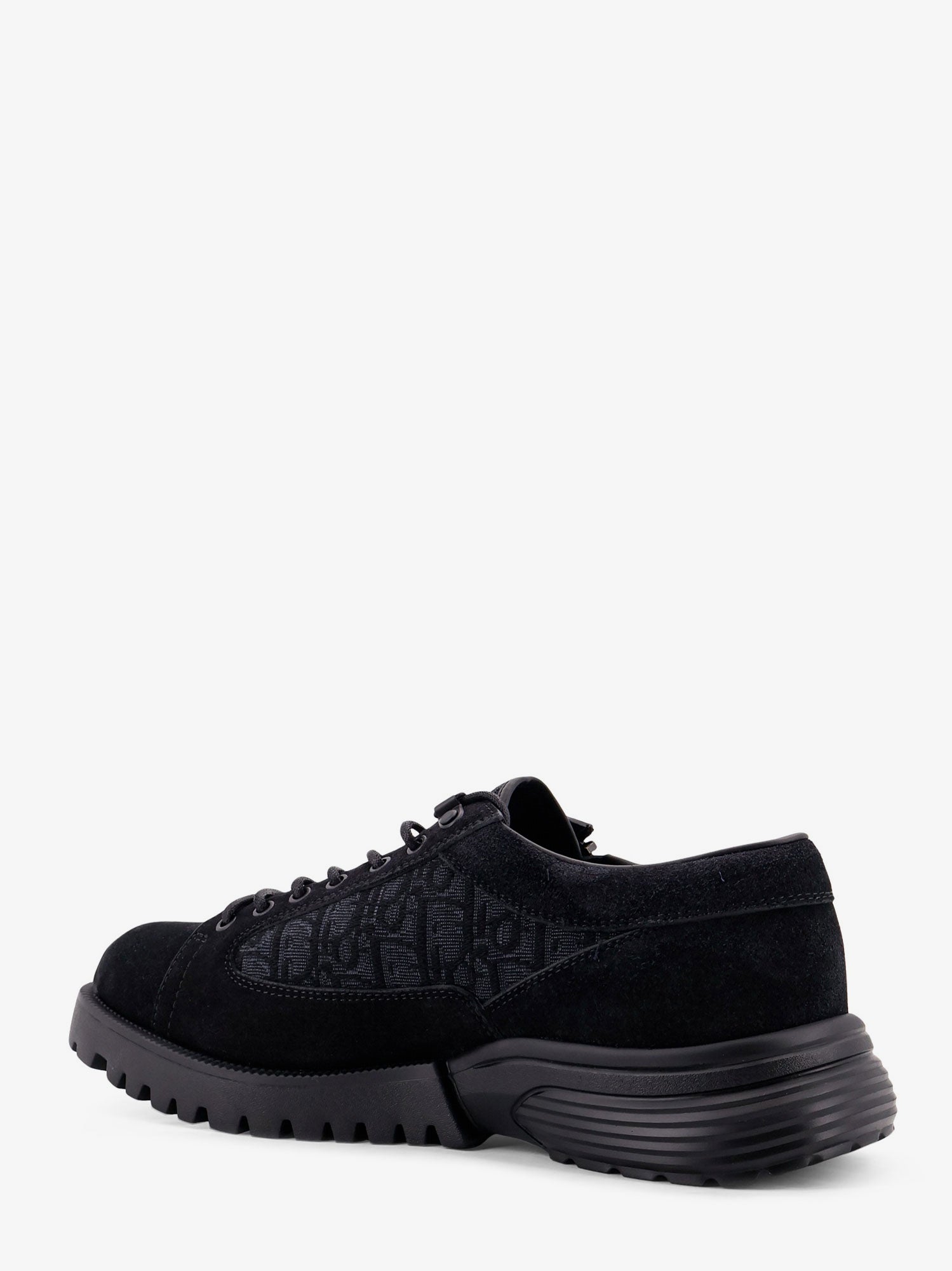 Derby Dior Combat suede and Dior Oblique jacquard fabric lace up shoes - Image 3