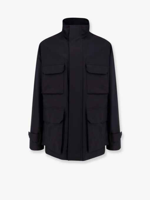 Silk and cotton Sahariana Jacket