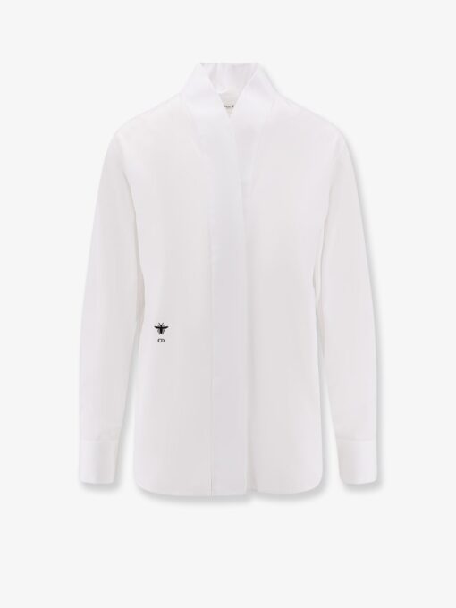 Cotton shirt with embroidery