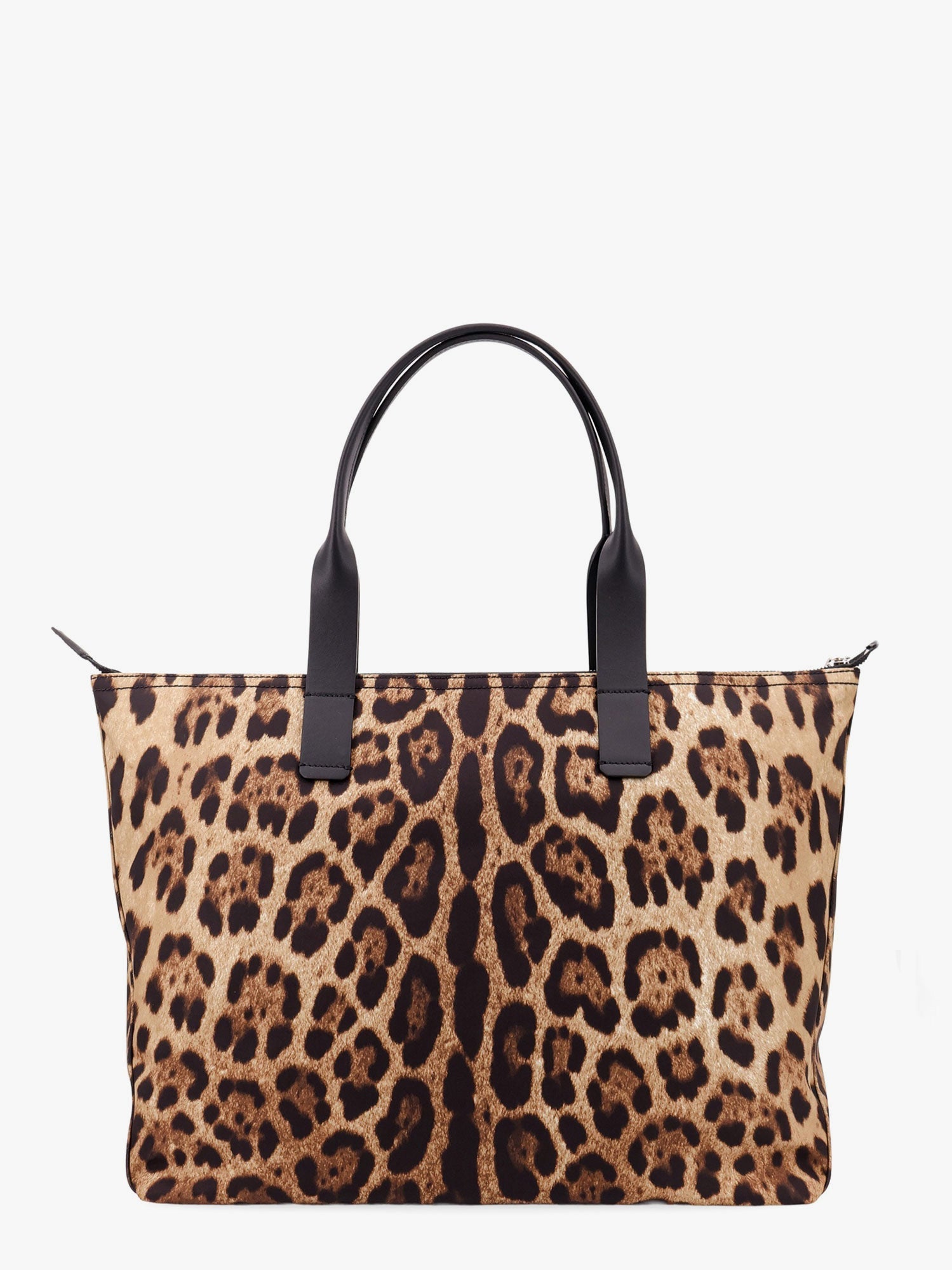 Nylon shoulder bag with animalier print - Image 3