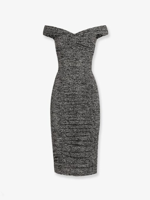 Silk midi dress