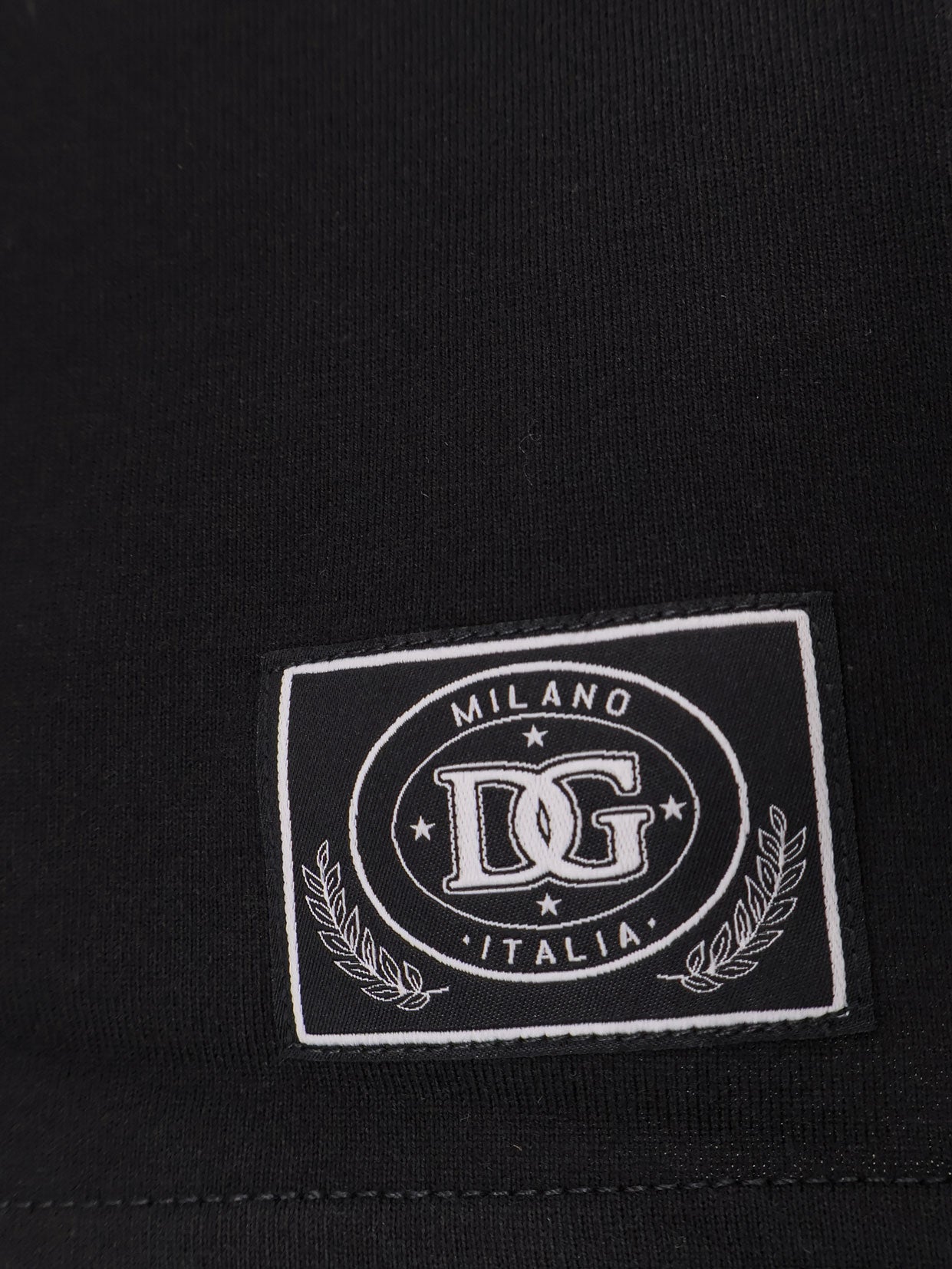 Cotton T-shirt with embossed logo embroidery - Image 3