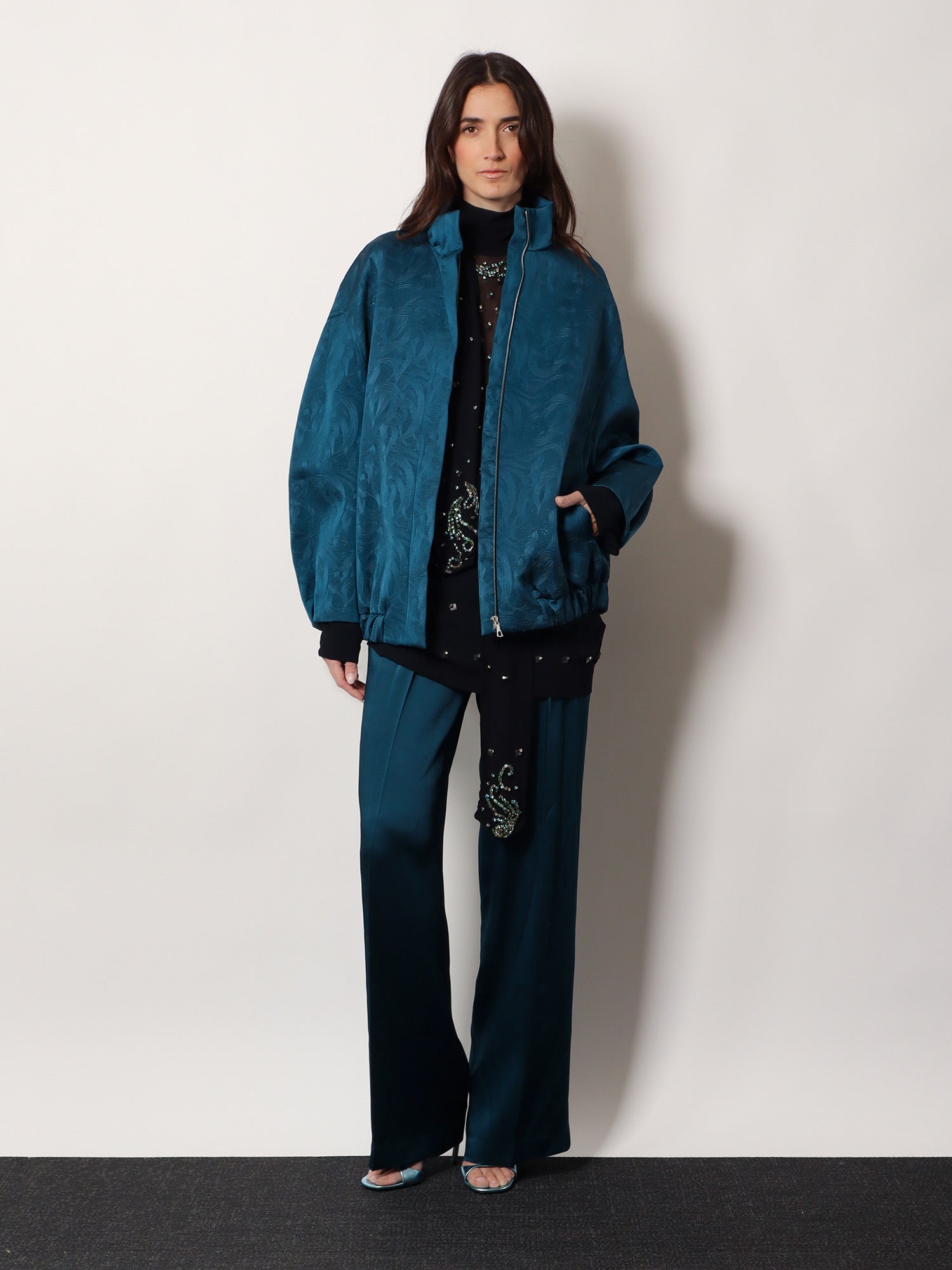 Portias satin trousers - Image 2