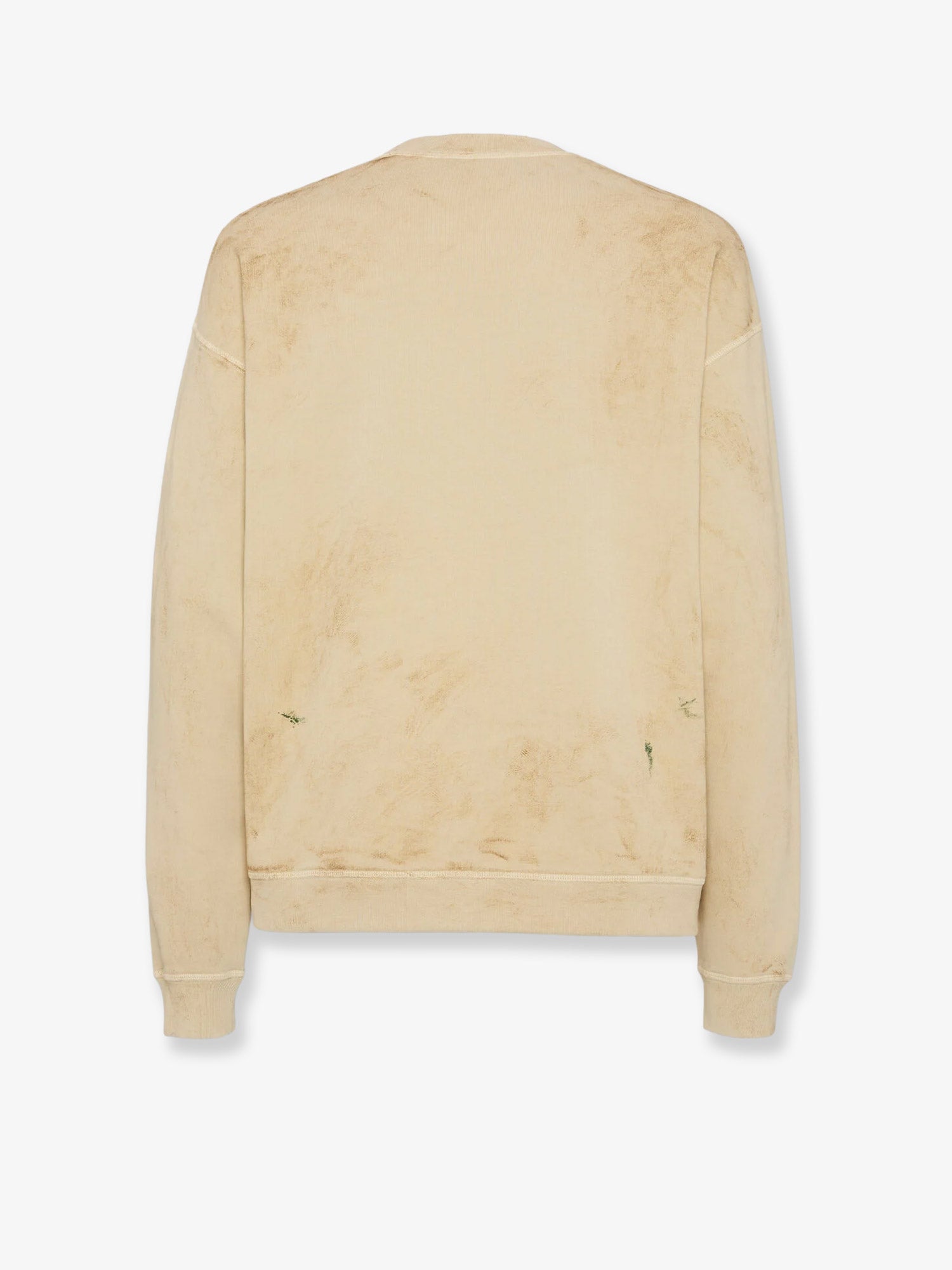 Cotton sweatshirt with distressed effect - Image 2