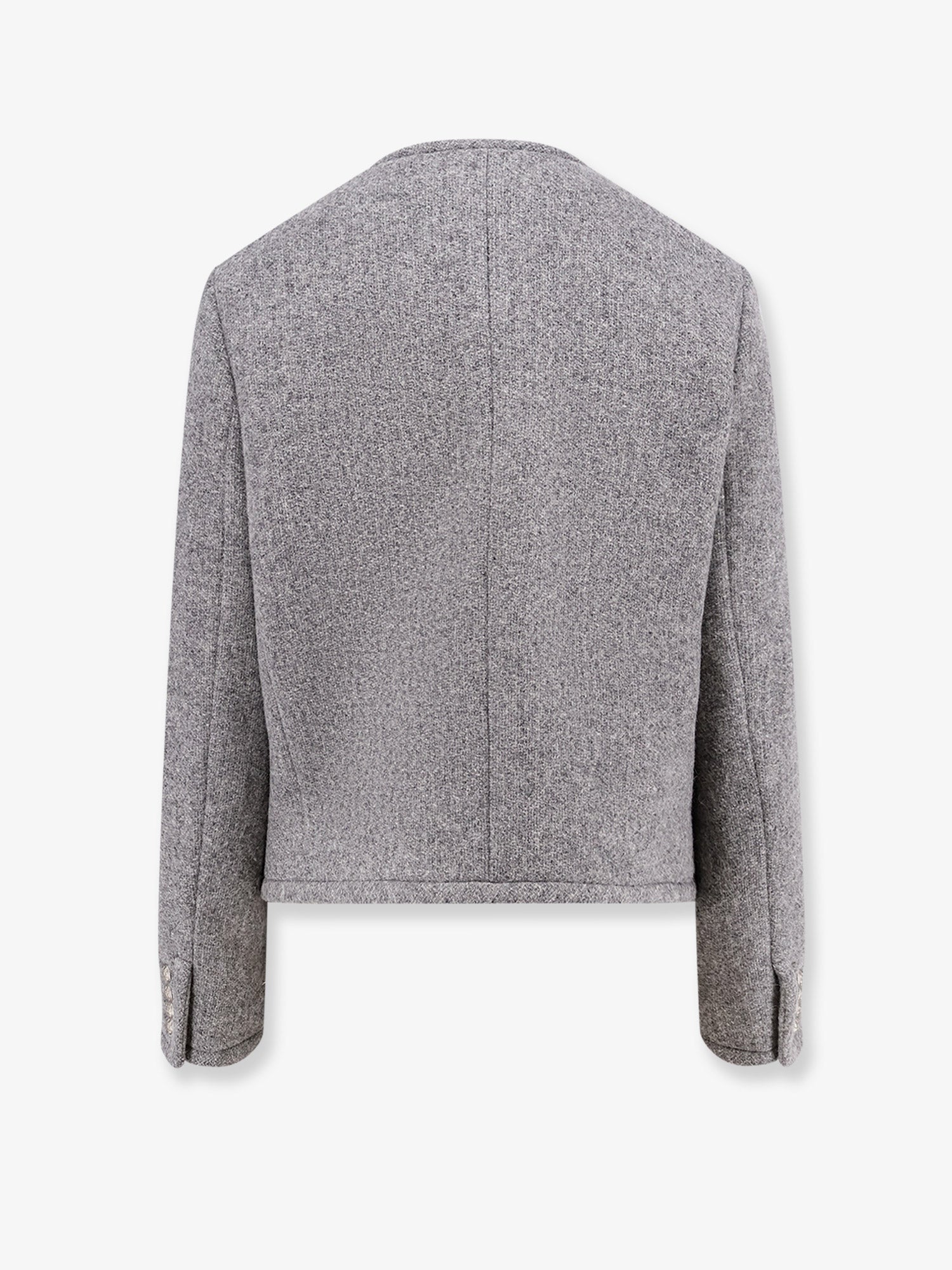 Mélange wool and alpaca blazer - Image 2
