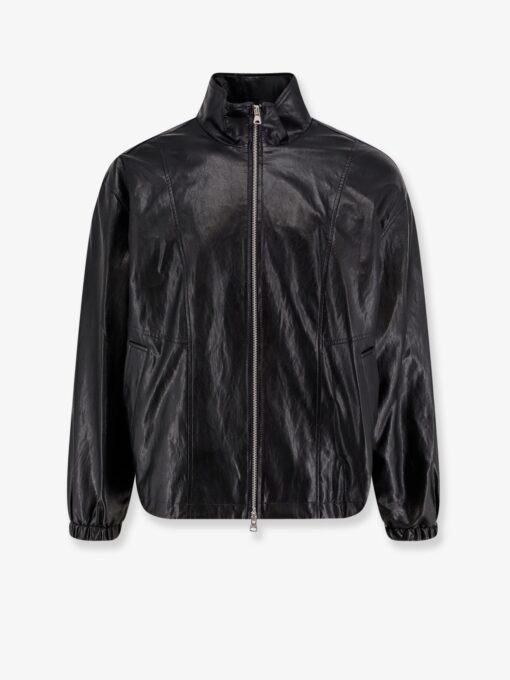 Unisex vegan leather jacket