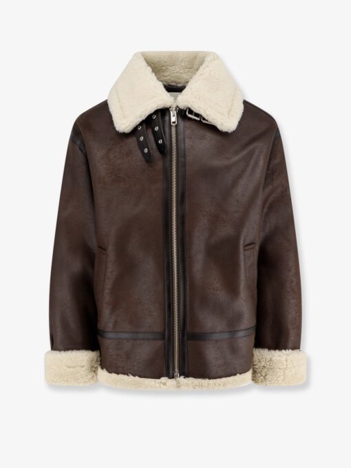 Unisex eco-shearling jacket