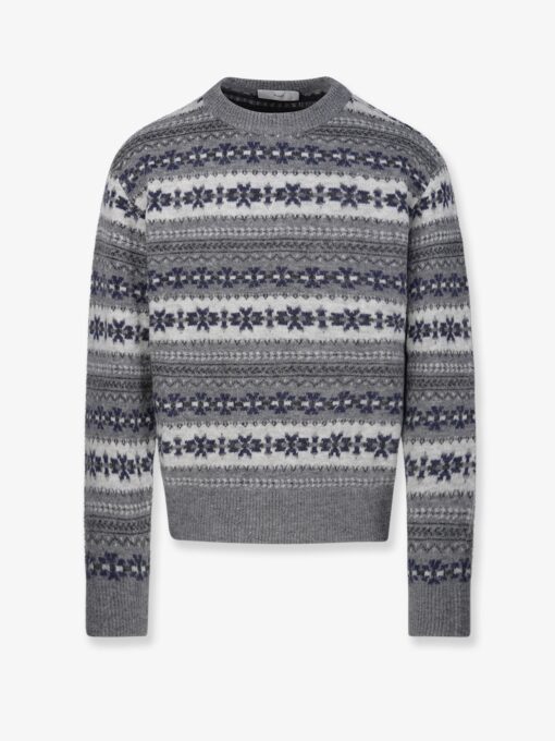 Fairisle wool blend sweater