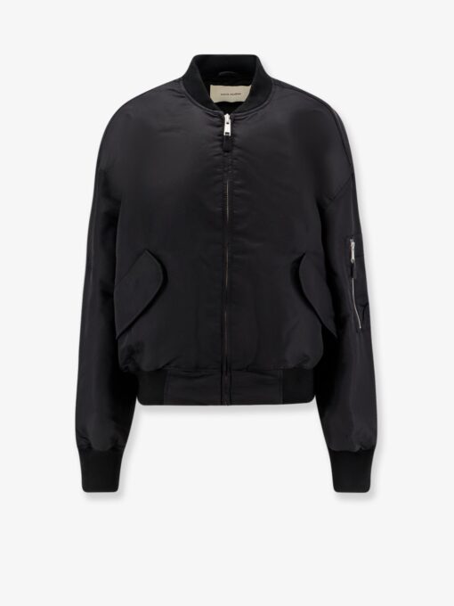 Broad nylon bomber