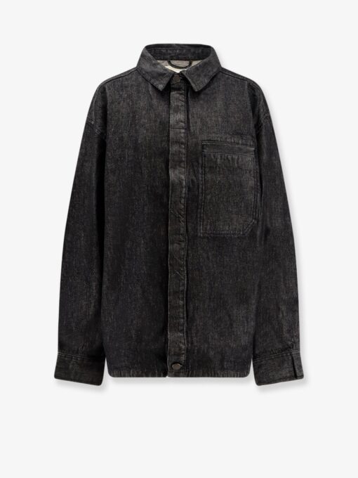 Herculean black denim shirt/jacket