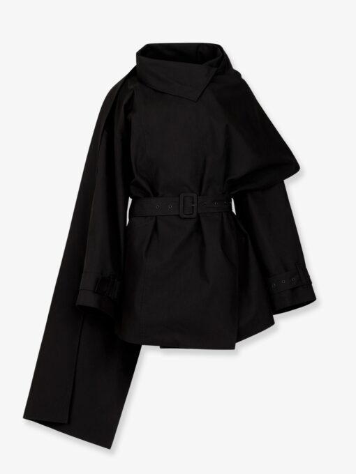Mini Scarf cotton coat