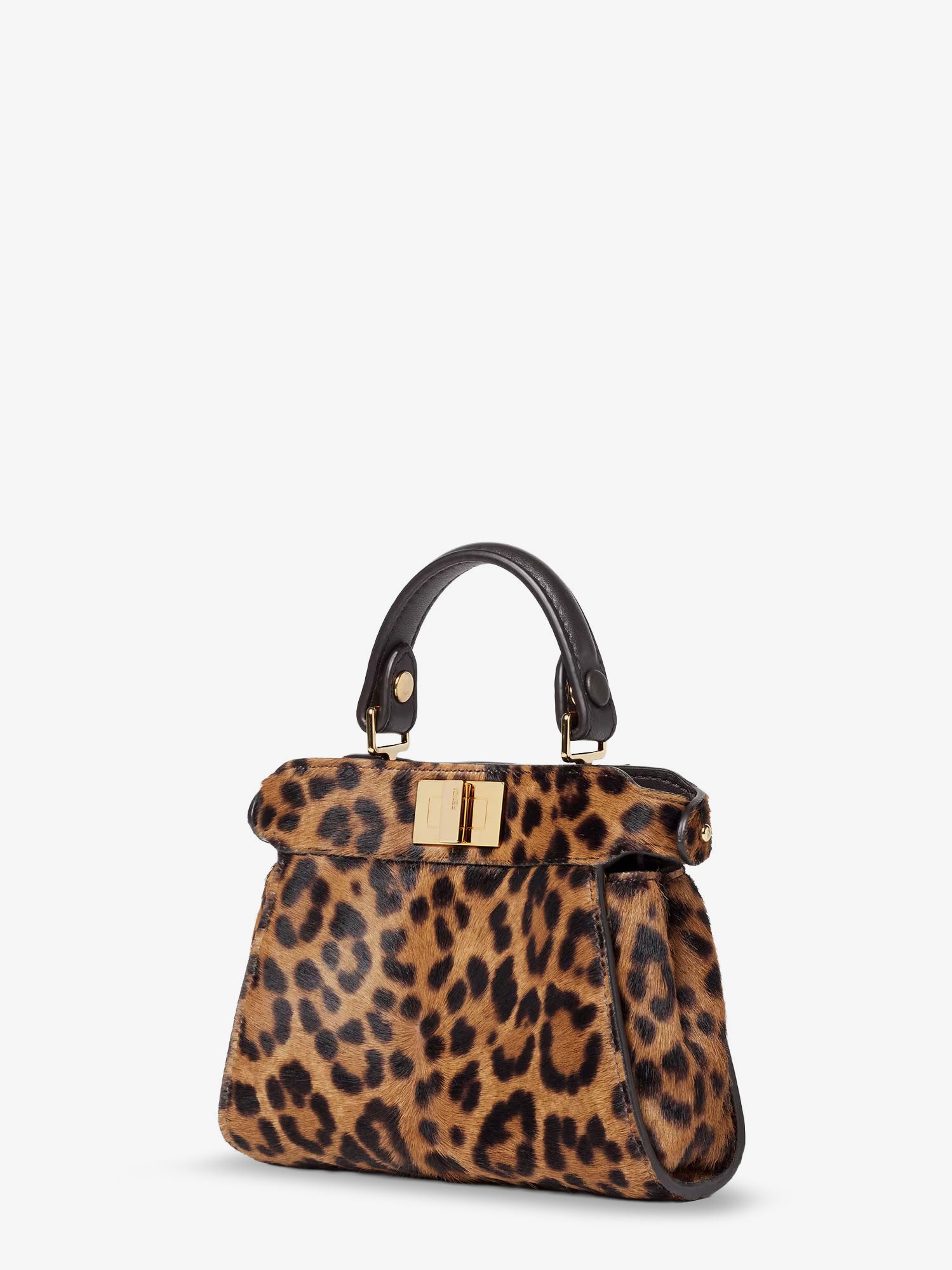 Nano Peekaboo shoulder bag with Fendi Leo print - Image 3