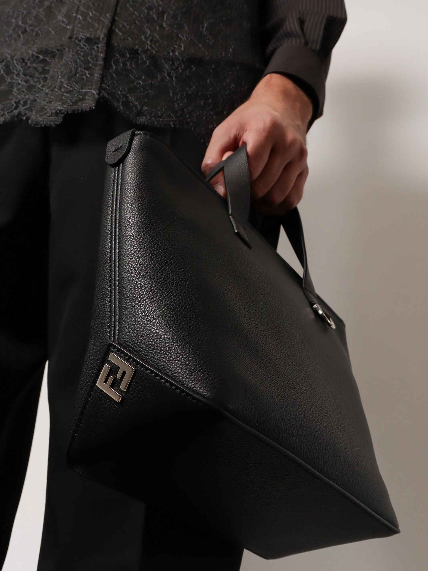 Leather Small Shopping Bag - Image 2