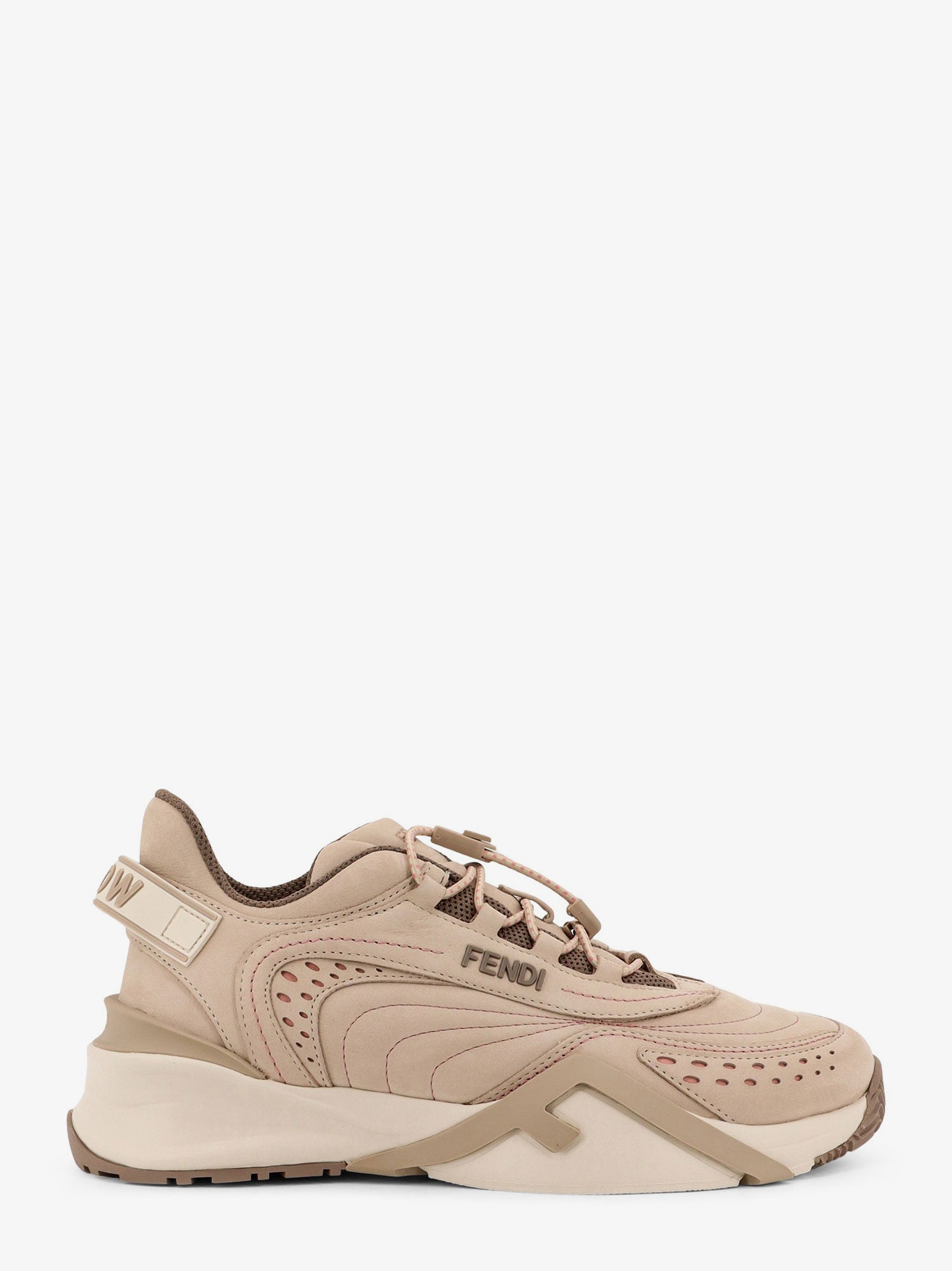 Flow sneakers with embossed logo on the side