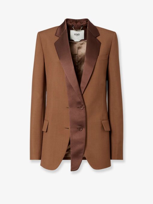 Wool and mohair blazer