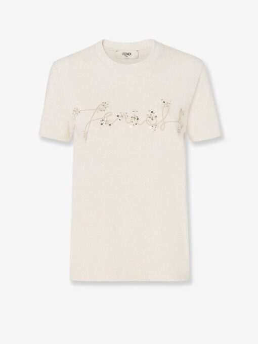 Cotton blend T-shirt