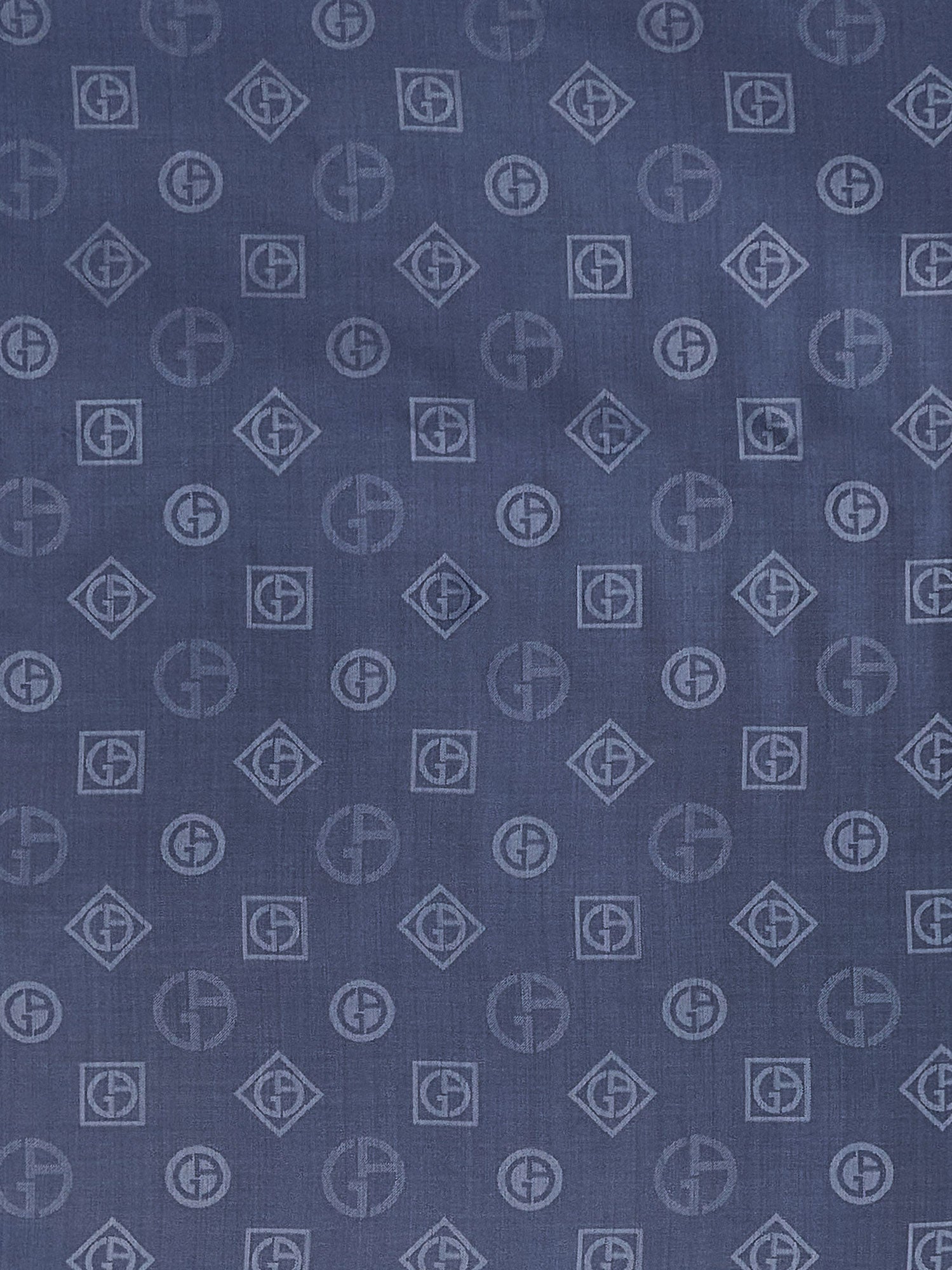 Silk scarf with all-over Monogram print - Image 2