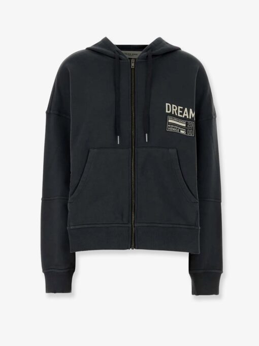 Cotton hooded sweatshirt
