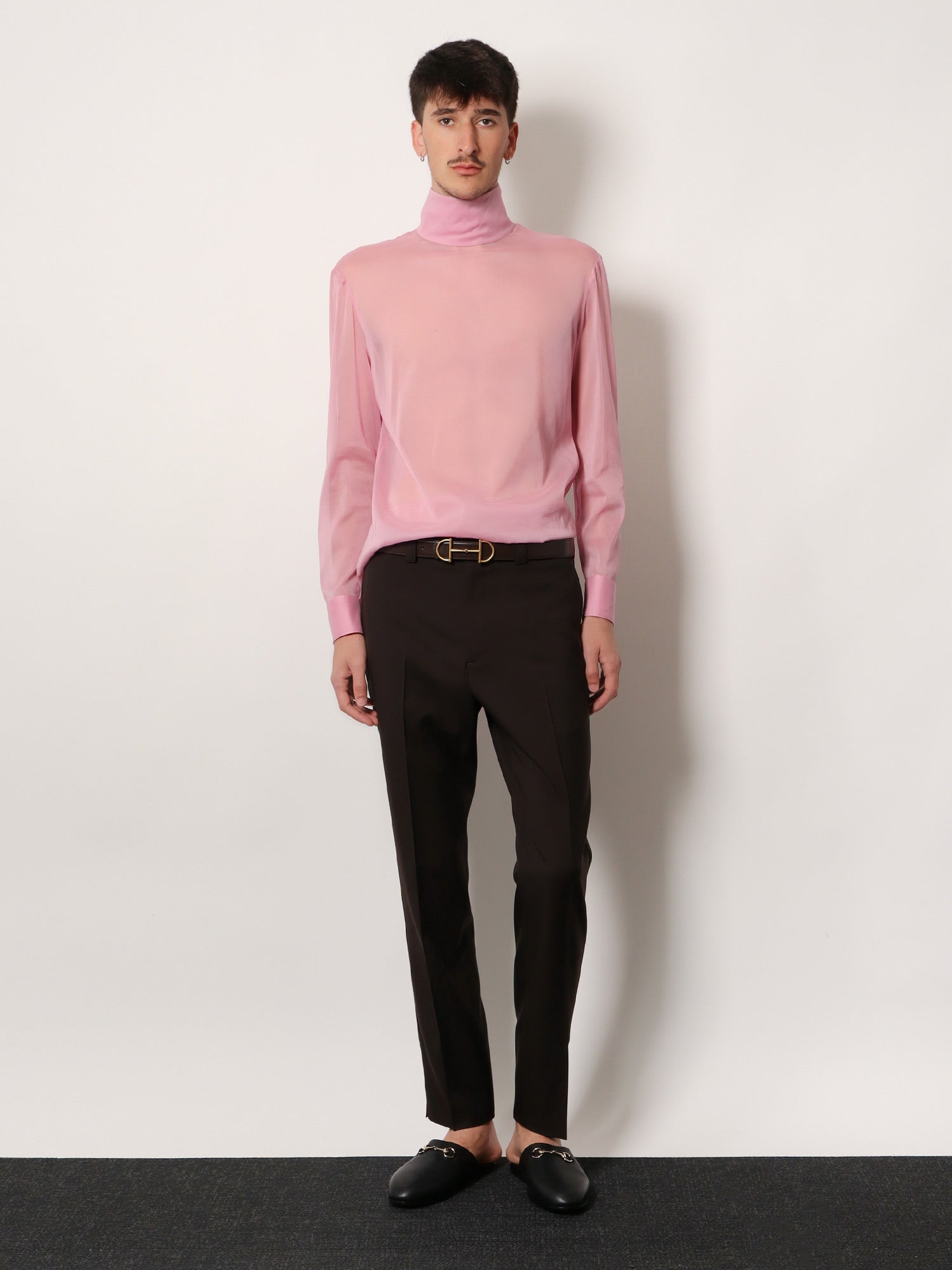 Gabardine wool trousers - Image 2