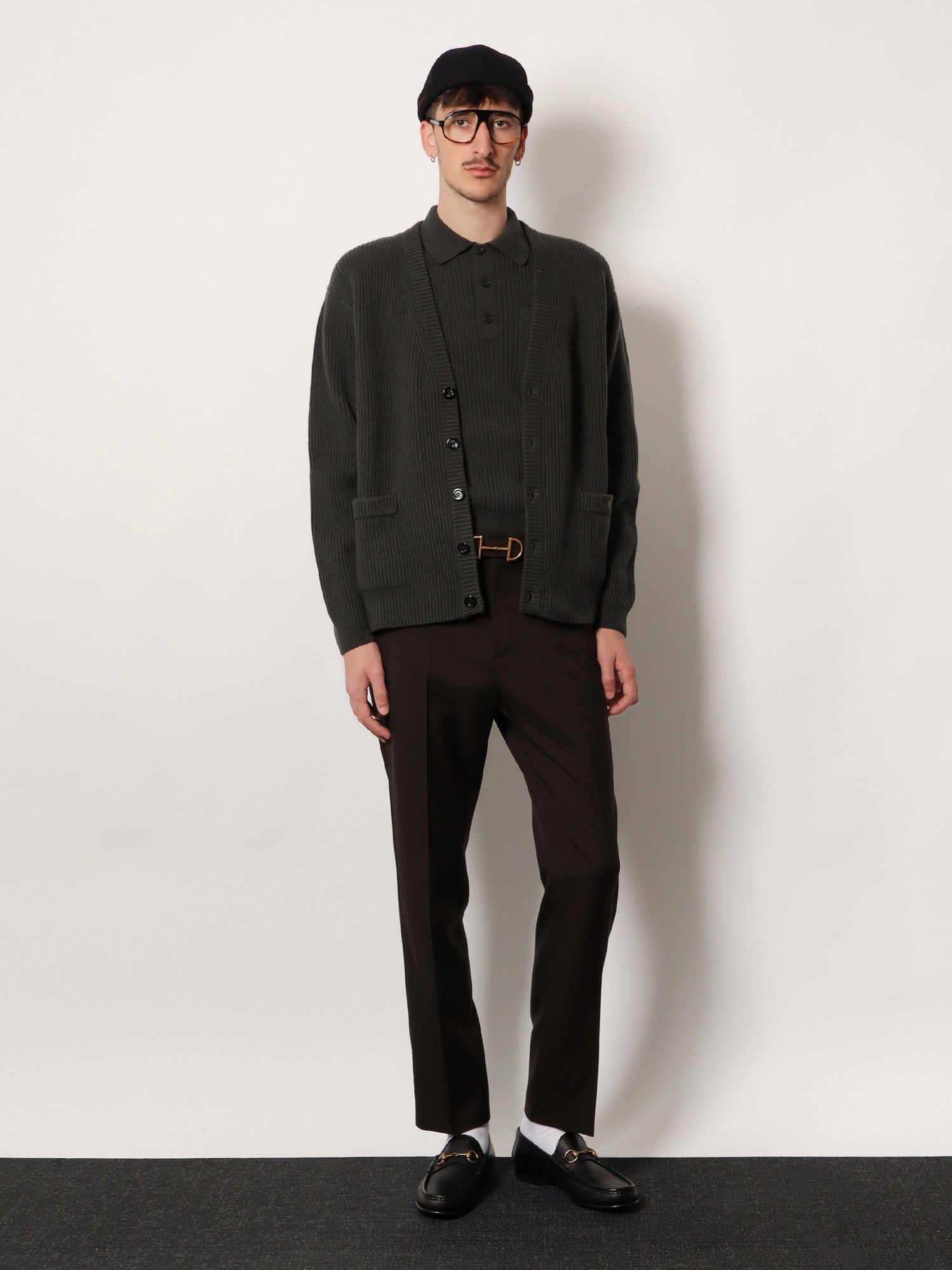 Wool and cashmere polo shirt - Image 2