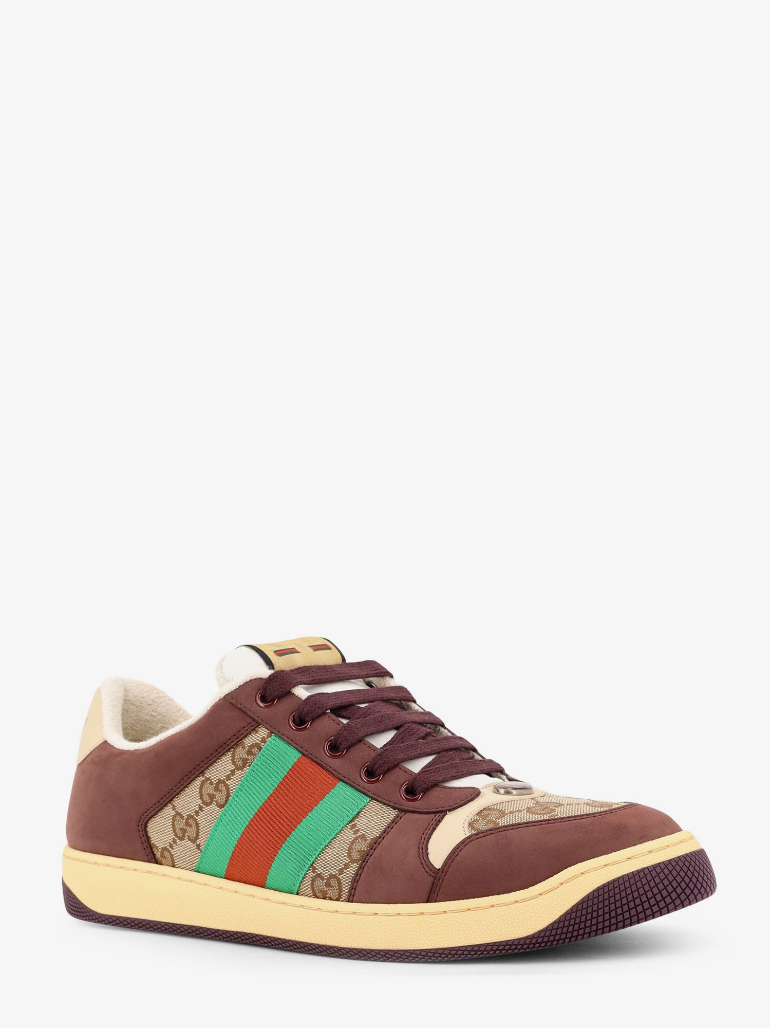 GG fabric leather sneakers - Image 2