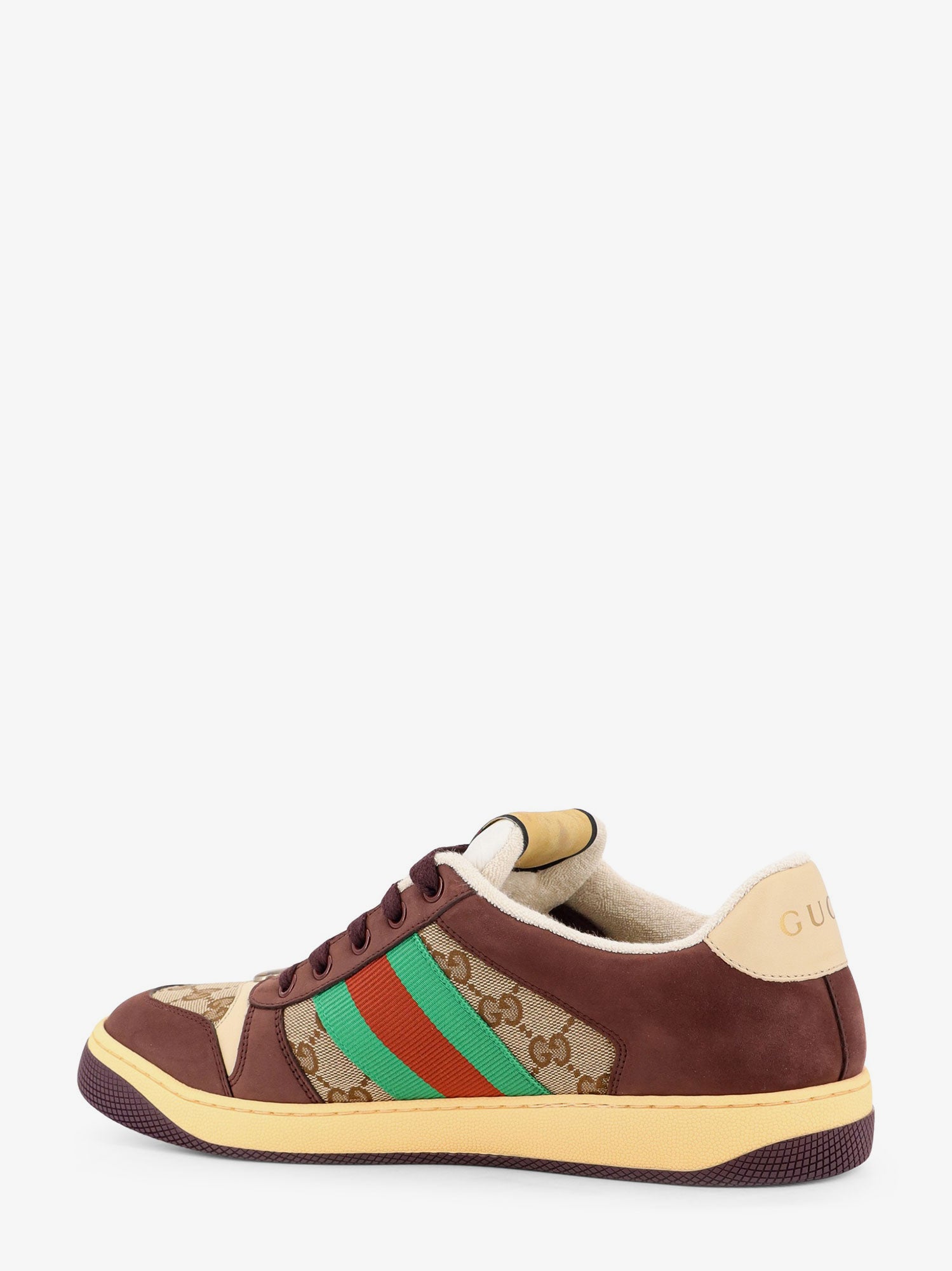 GG fabric leather sneakers - Image 3