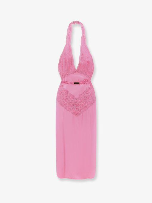 Silk Satin Midi Dress