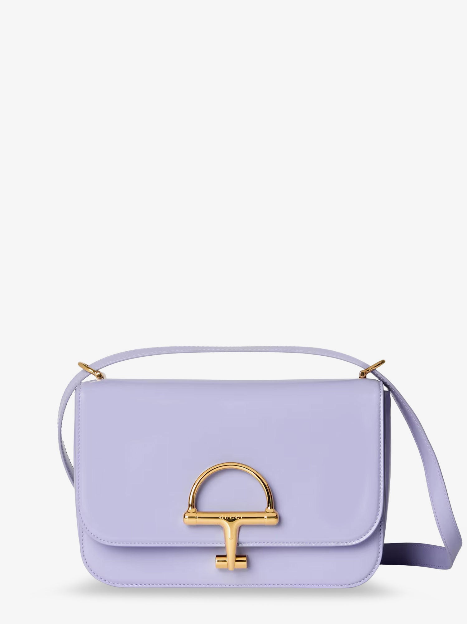Siena leather shoulder bag with iconic metal Horsebit