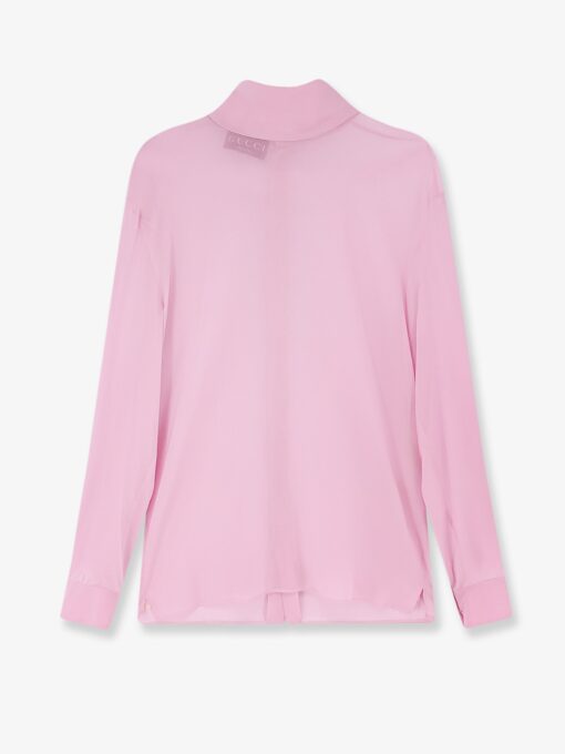 Stretch silk shirt