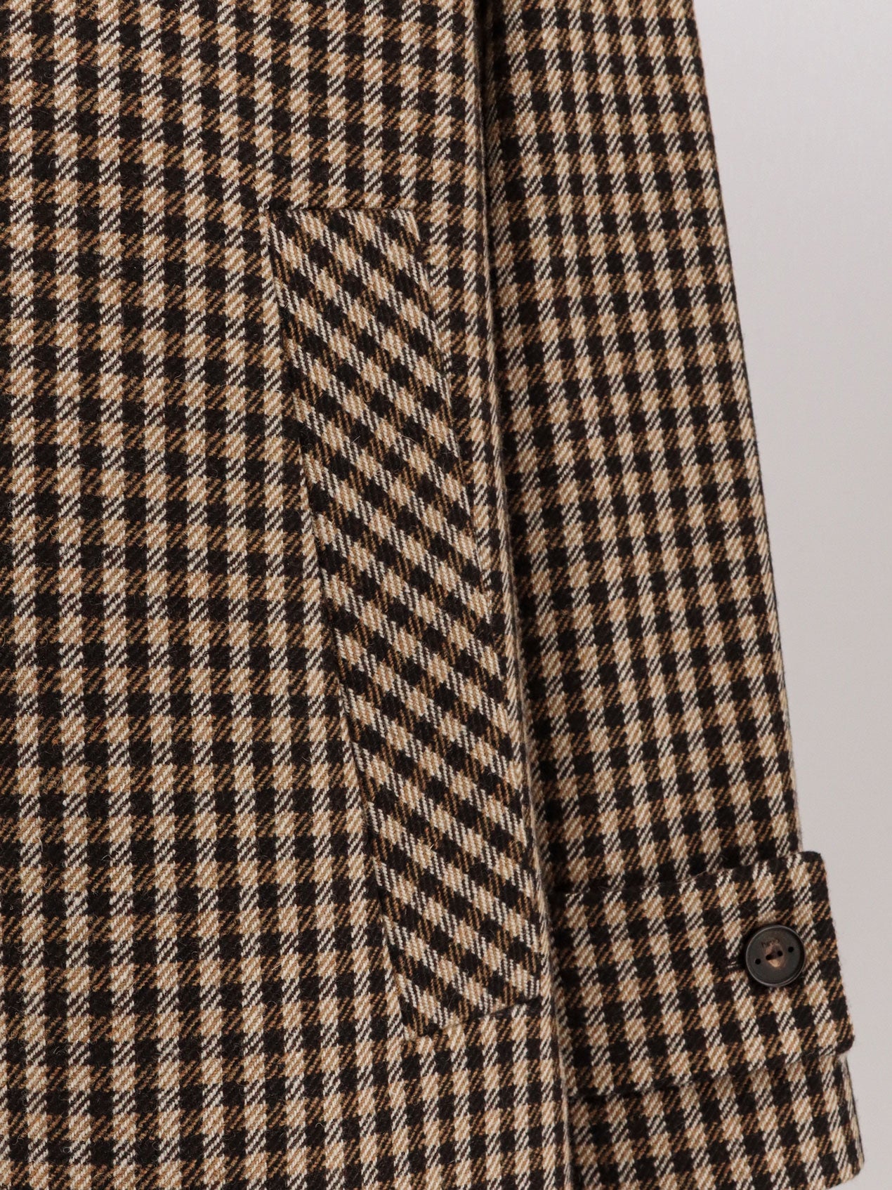 Baia Del Monaco madras wool blend coat - Image 3