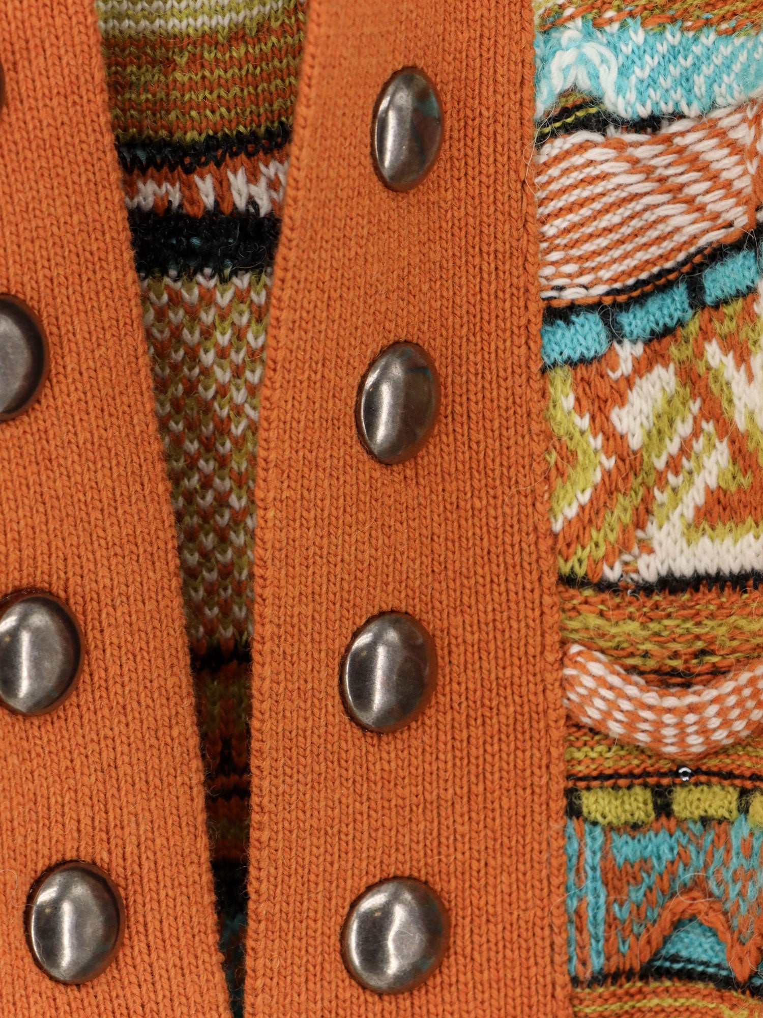 Cardigan with multicolored inlays - Image 3