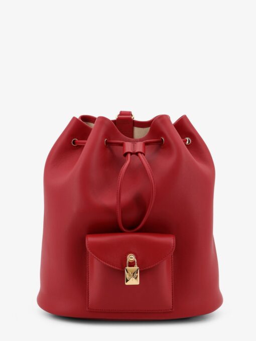 Extra Drawstring L27 leather backpack
