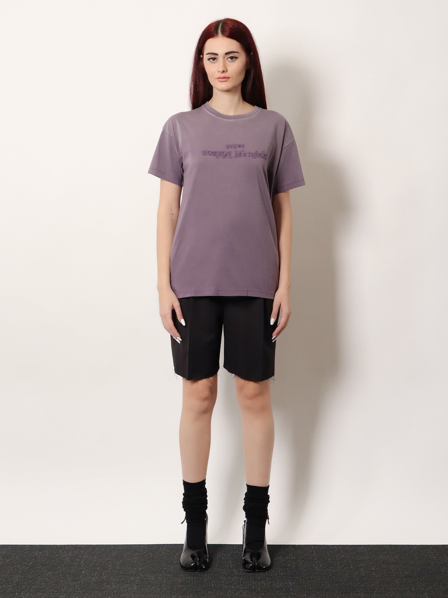 Cotton T-shirt with rewashed effect - Image 3