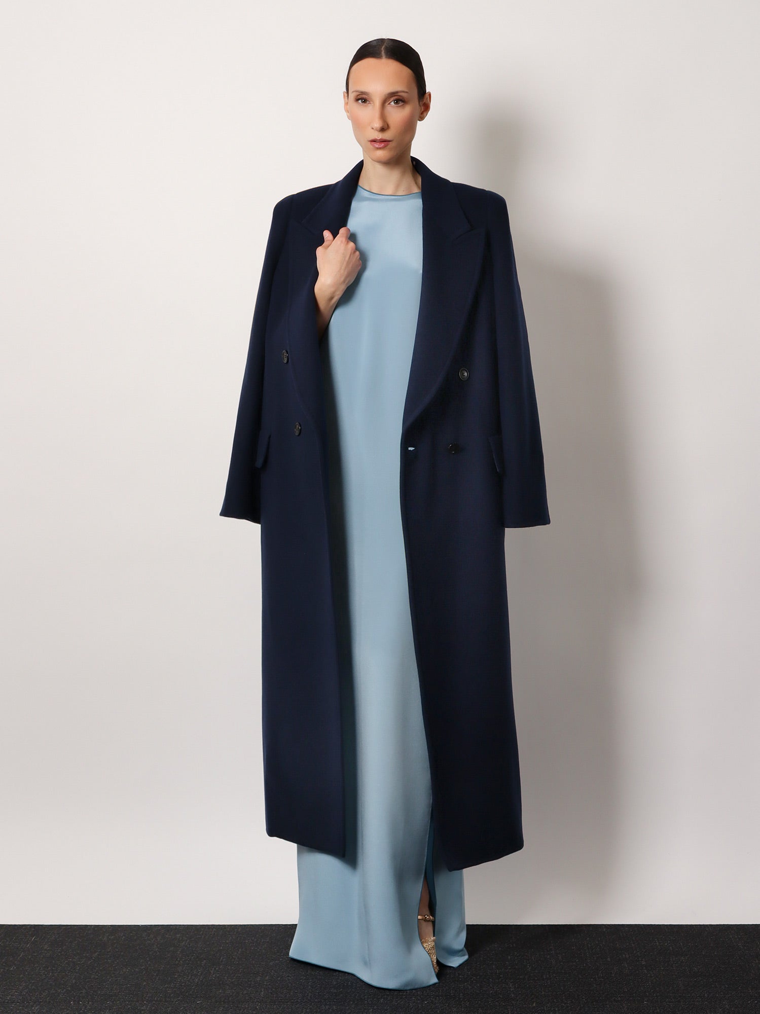 Albania 1234 max mara sfilata virgin wool and cashmere coat - Image 2