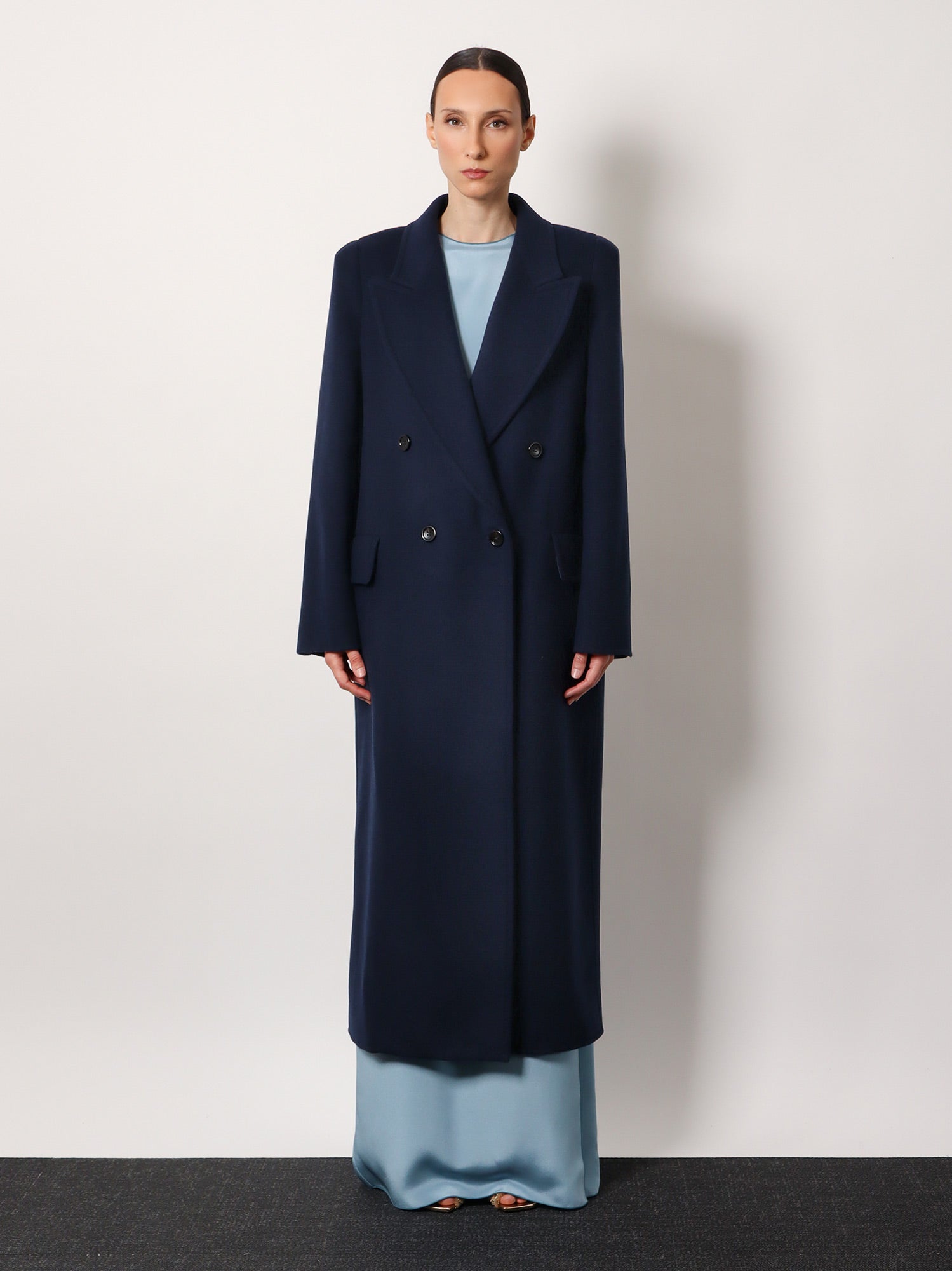 Albania 1234 max mara sfilata virgin wool and cashmere coat - Image 3