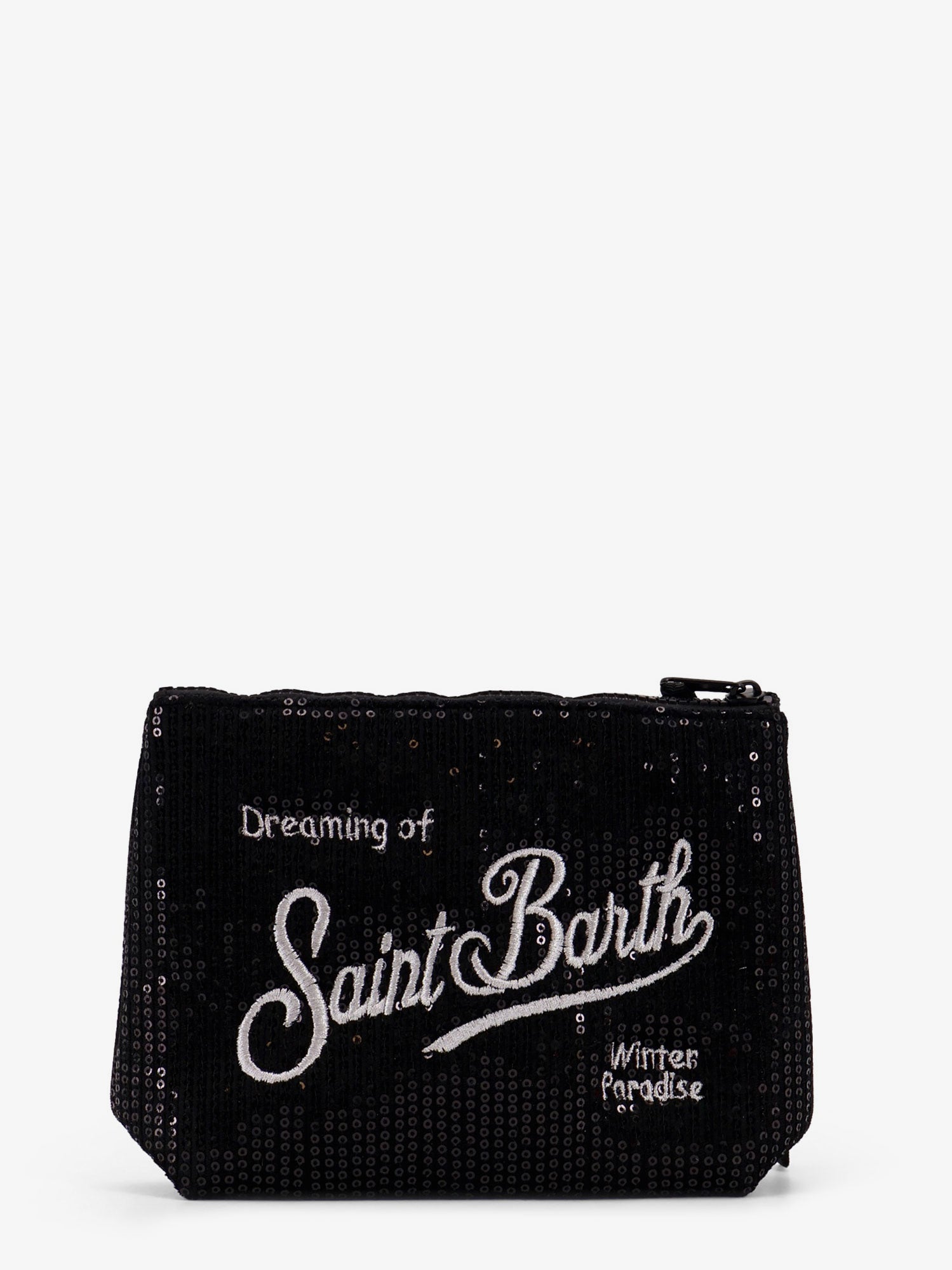 Aline Velvet Paillettes clutch - Image 2