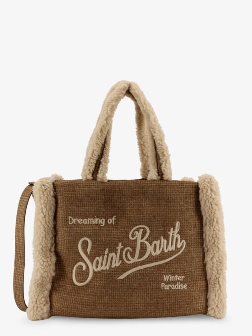 Colette Shearling Pied de Poule shoulder bag