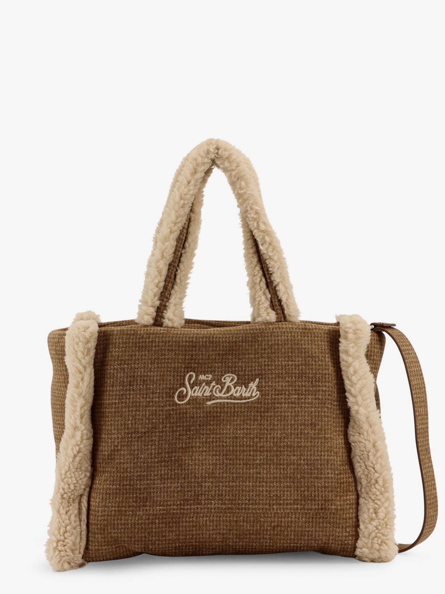 Colette Shearling Pied de Poule shoulder bag - Image 2
