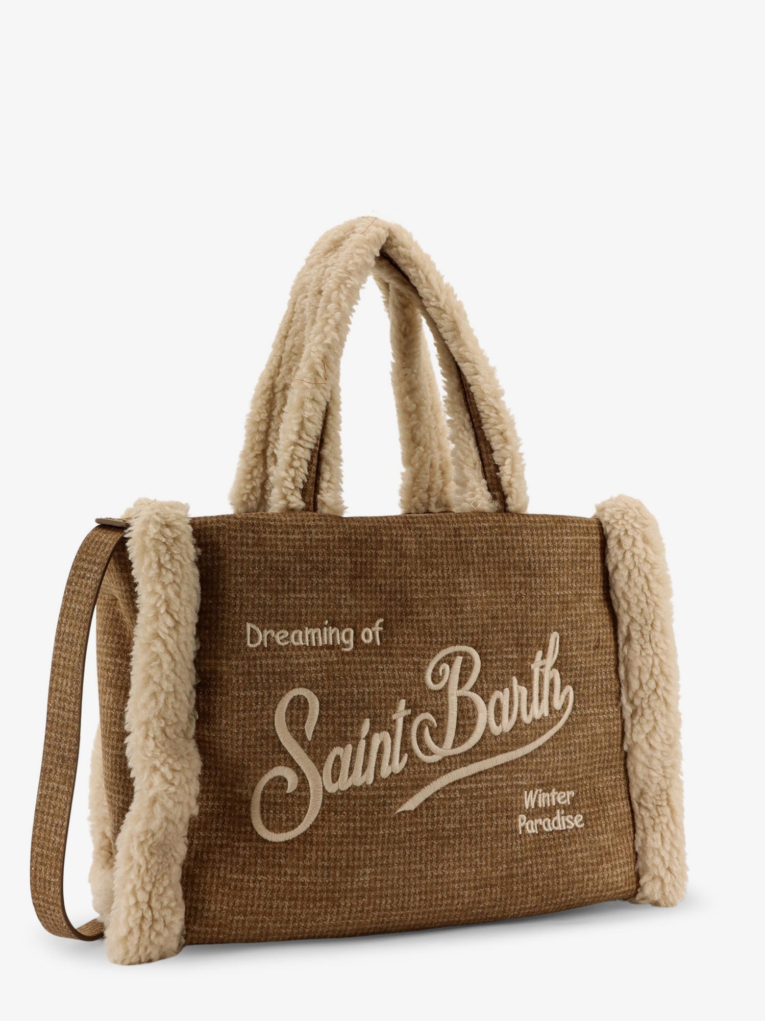 Colette Shearling Pied de Poule shoulder bag - Image 3