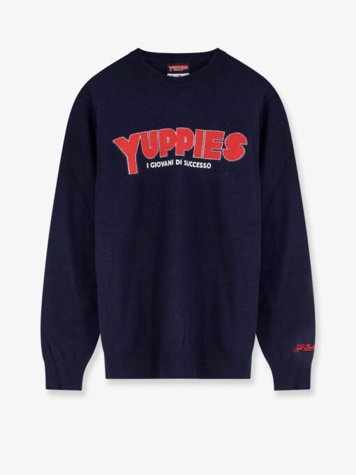 Heron Light sweater with Yuppies I Giovani di Successo embroidery