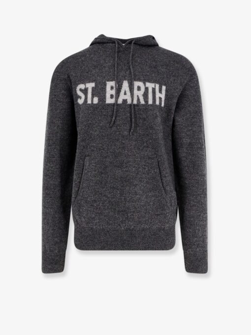 Jack wool sweatshirt with front logo inlay